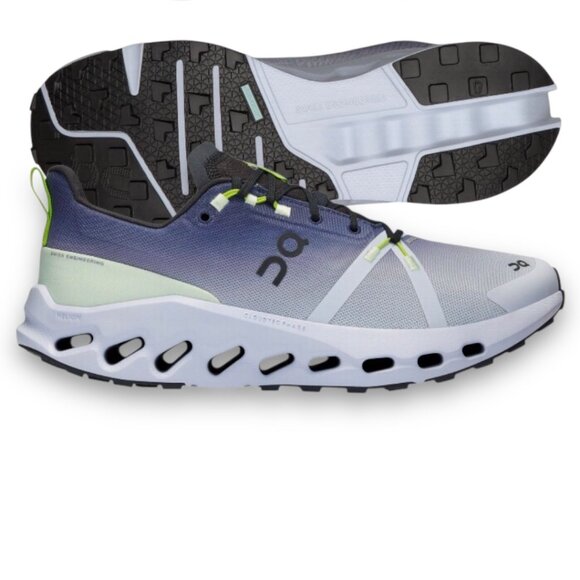 On Cloudsurfer Trail WP Mens Trail Running Waterproof Shoe Size 14 Black/Heather main image 8